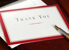 Thanks Letters